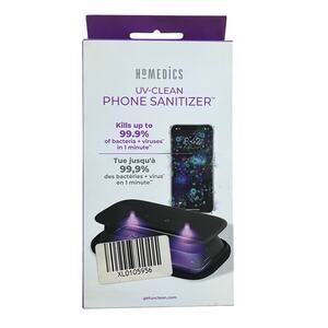 HoMedics UV-Clean Phone Sanitizer Kills up to 99.9% Bacteria + Viruses
